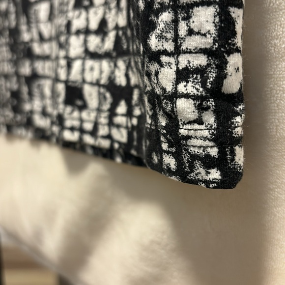 Juffrouw Jansen Amsterdam-Dress Abstract Blk Wht - Picture 5 of 5